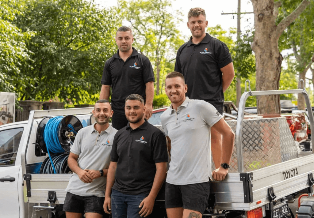 all-spec-team (1) A photo of the All Spec team conducting a sewer line replacement in East Melbourne..